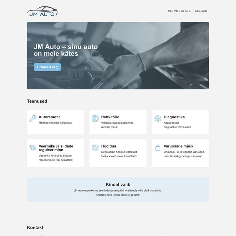 JM Auto koduleht
