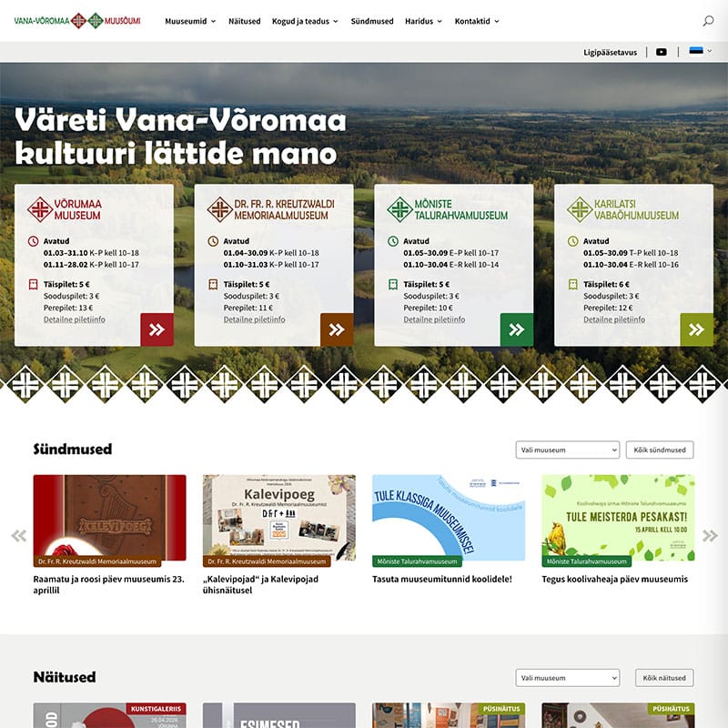 Vana-Võrumaa muuseumid koduleht